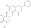 5-(β-D-Glucopyranosyloxy)-7-hydroxy-2-phenyl-4H-1-benzopyran-4-on