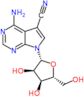 4-amino-7-(beta-D-ribofuranosyl)-7H-pyrrolo[2,3-d]pyrimidine-5-carbonitrile