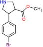 methyl 4-(4-bromophenyl)pyrrolidine-3-carboxylate