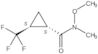 rel-(1R,2R)-N-Methoxy-N-methyl-2-(trifluoromethyl)cyclopropanecarboxamide