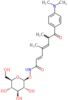 1-O-({(2E,4E,6R)-7-[4-(dimethylamino)phenyl]-4,6-dimethyl-7-oxohepta-2,4-dienoyl}amino)-beta-D-glu…