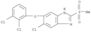 1H-Benzimidazole,6-chloro-5-(2,3-dichlorophenoxy)-2-(methylsulfonyl)-