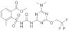 Methyl 2-[4-(dimethylamino)-6-(2,2,2-trifluoroethoxy)-1,3,5-triazin-2-ylaminocarbonylaminosulfonyl]-3-methylbenzoate
