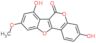 3,7-dihydroxy-9-methoxy-6H-[1]benzofuro[3,2-c]chromen-6-one