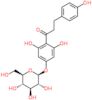 3,5-dihydroxy-4-[3-(4-hydroxyphenyl)propanoyl]phenyl beta-D-glucopyranoside