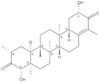 (2β,8α,9β,10α,13α,14β,20β,22β)-2,22-Diidrossi-9,13-dimetil-24,25,26,30-tetranorolean-4-ene-3,21-di…