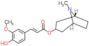 (1R,5S)-8-methyl-8-azabicyclo[3.2.1]oct-3-yl (2E)-3-(4-hydroxy-3-methoxyphenyl)prop-2-enoate