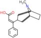 (2E)-3-(8-methyl-8-azabicyclo[3.2.1]oct-3-yl)-3-phenylprop-2-enoic acid
