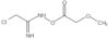 (2-Chloro-1-iminoethyl)azanyl 2-methoxyacetate