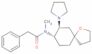 N-Methyl-N-[(5R,7S,8S)-7-(1-pyrrolidinyl)-1-oxaspiro[4.5]dec-8-yl]benzeneacetamide