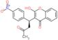 2-hydroxy-3-[(1S)-1-(4-nitrophenyl)-3-oxobutyl]-4H-chromen-4-one