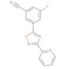 Benzonitrile, 3-fluoro-5-[3-(2-pyridinyl)-1,2,4-oxadiazol-5-yl]-