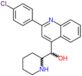 [2-(4-chlorophenyl)quinolin-4-yl](piperidin-2-yl)methanol