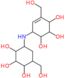 4-(hydroxymethyl)-6-{[2,3,4-trihydroxy-5-(hydroxymethyl)cyclohexyl]amino}cyclohex-4-ene-1,2,3-triol