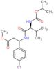 methyl 3-(4-chlorophenyl)-3-({N-[(propan-2-yloxy)carbonyl]-L-valyl}amino)propanoate