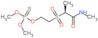 O,O-dimethyl O-(2-{[(2S)-1-(methylamino)-1-oxopropan-2-yl]sulfonyl}ethyl) phosphorothioate