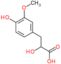 2-hydroxy-3-(4-hydroxy-3-methoxyphenyl)propanoic acid