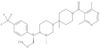 1-(4,6-Dimethylpyrimidin-5-yl)-1-[4-[4-[2-methoxy-1(R)-[4-(trifluoromethyl)phenyl]ethyl]-3(S)-methylpiperazin-1-yl]-4-methylpiperidin-1-yl]methanone