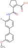 2-[(3-fluoro-3'-methoxybiphenyl-4-yl)carbamoyl]cyclopent-1-ene-1-carboxylic acid