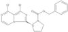 (2S)-2-(1-Bromo-8-chloroimidazo[1,5-a]pyrazin-3-yl)-1-pyrrolidinecarboxylic acid phenylmethyl ester