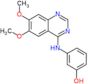 3-[(6,7-dimethoxyquinazolin-4-yl)amino]phenol