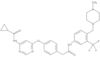 4-[[6-[(Cyclopropylcarbonyl)amino]-4-pyrimidinyl]oxy]-N-[4-[(4-methyl-1-piperazinyl)methyl]-3-(trifluoromethyl)phenyl]benzeneacetamide