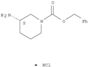 1-Piperidinecarboxylicacid, 3-amino-, phenylmethyl ester, hydrochloride (1:1), (3S)-