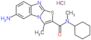 7-amino-N-cyclohexyl-N,1-dimethyl-thiazolo[3,2-a]benzimidazole-2-carboxamide hydrochloride