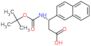(3S)-3-[(tert-butoxycarbonyl)amino]-3-naphthalen-2-ylpropanoic acid