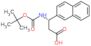 (βS)-β-[[(1,1-Dimethylethoxy)carbonyl]amino]-2-naphthalenepropanoic acid