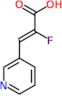 (2Z)-2-fluoro-3-pyridin-3-ylprop-2-enoic acid