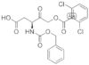 N-cbz-L-aspartic acid A-(2,6-dichloro-*benzoyloxy