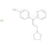 Pyridine, 2-[(1Z)-1-(4-methylphenyl)-3-(1-pyrrolidinyl)-1-propenyl]-,monohydrochloride