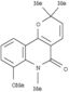 5H-Pyrano[3,2-c]quinolin-5-one,2,6-dihydro-7-methoxy-2,2,6-trimethyl-