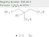 1,2,3-Propanetricarboxylic acid, 2-hydroxy-, zinc salt (2:3)