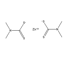 Zinco, bis(dimetilcarbamoditioato-κS,κS')-, (T-4)-