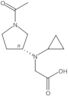 N-[(3R)-1-Acetyl-3-pyrrolidinyl]-N-cyclopropylglycine