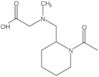 N-[(1-Acetyl-2-piperidinyl)methyl]-N-methylglycine