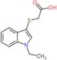 [(1-ethyl-1H-indol-3-yl)sulfanyl]acetic acid