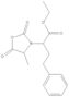 Ethyl (αS,4S)-4-methyl-2,5-dioxo-α-(2-phenylethyl)-3-oxazolidineacetate