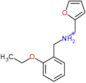 (2-ethoxyphenyl)-N-(furan-2-ylmethyl)methanaminium