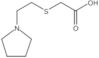 2-[[2-(1-Pyrrolidinyl)ethyl]thio]acetic acid