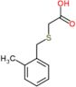 2-[[(2-Methylphenyl)methyl]thio]acetic acid