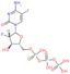 4-amino-1-[2-deoxy-2-fluoro-5-O-(hydroxy{[hydroxy(phosphonooxy)phosphoryl]oxy}phosphoryl)-beta-D...