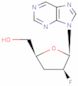 9-(2',3'-dideoxy-2'-fluoroarabinofuranosyl)purine