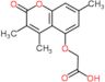 [(3,4,7-trimethyl-2-oxo-2H-chromen-5-yl)oxy]acetic acid