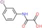 [(3-chlorophenyl)amino](oxo)acetic acid