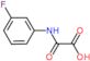 [(3-fluorophenyl)amino](oxo)acetic acid