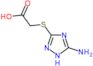 [(5-amino-1H-1,2,4-triazol-3-yl)sulfanyl]acetic acid