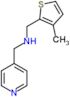 1-(3-methylthiophen-2-yl)-N-(pyridin-4-ylmethyl)methanamine